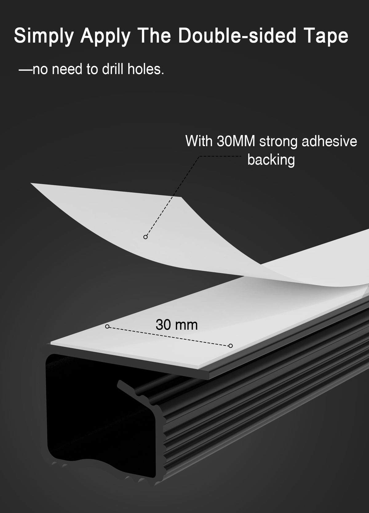 Bestong length comparison with ruler showing 15.7-inch size clarity benefit