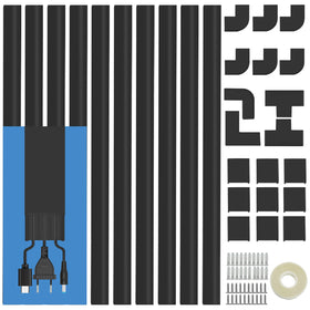Bestong Cord Cover Kit in 157-inch length for tidy wall-to-wall wiring