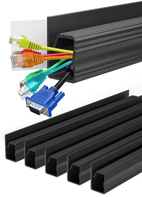 Bestong front packaging showing 6-pack cable organizers and tidy desktop benefit
