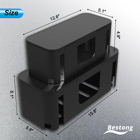 Bestong Home Office Cable Organizer helps reclaim floor space and tidy desks