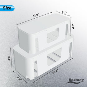Bestong Power Strip Cover Box large and medium boxes accommodate multiple outlets