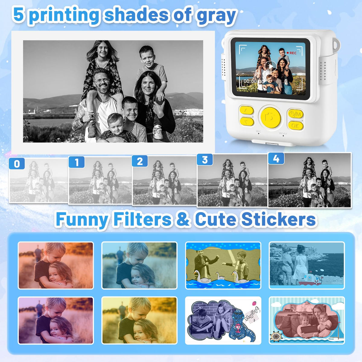 BESTOONE 3-roll thermal paper box for affordable prints.