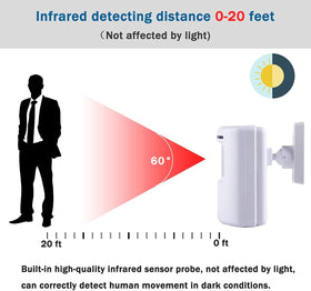 BESTOONE detector mounted on doorframe demonstrating simple installation