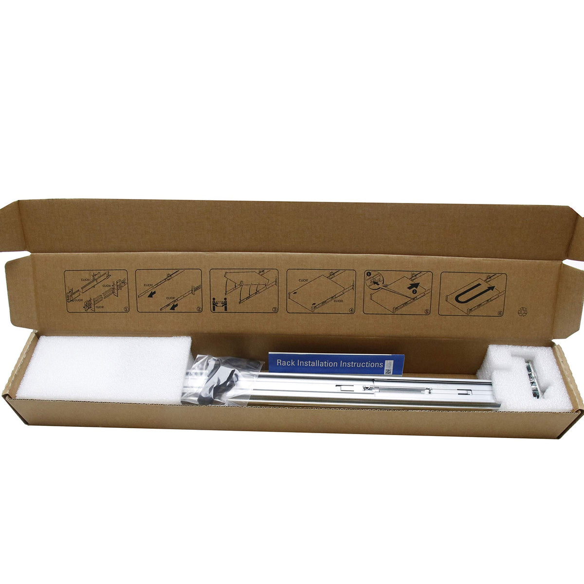BestPartsCom 2U sliding rail kit installation for Dell servers boosts service access.
