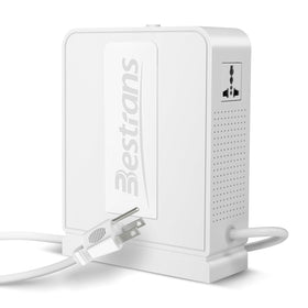 BESTRANS 3000W step-up transformer front view powering 220V appliances in the US