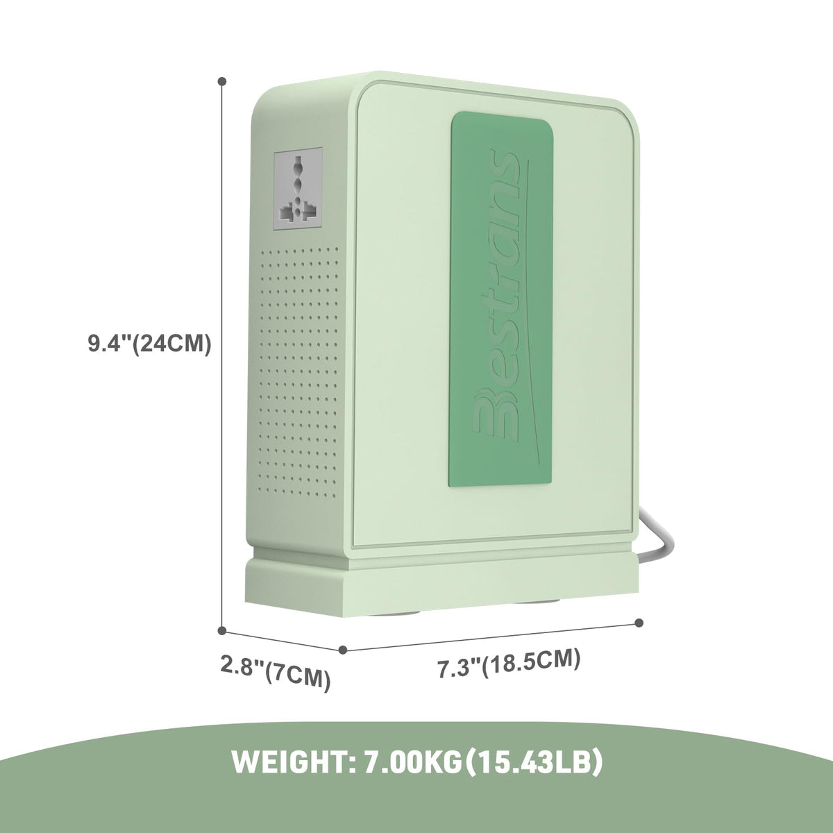 BESTRANS compact green design fits modern living spaces