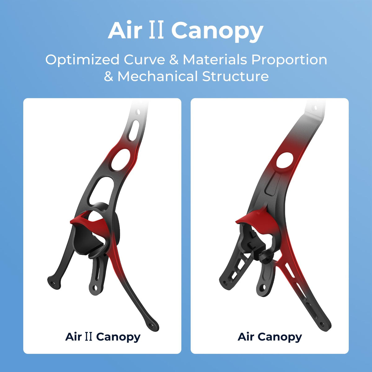 BETAFPV Air II canopy transparent orange boosts contrast and camera protection during fast flights.