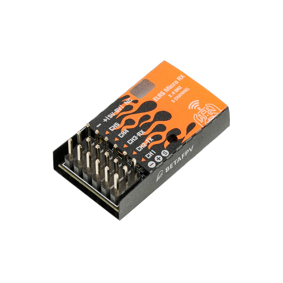 BETAFPV ELRS Micro Receiver compact design enables reliable PWM control.