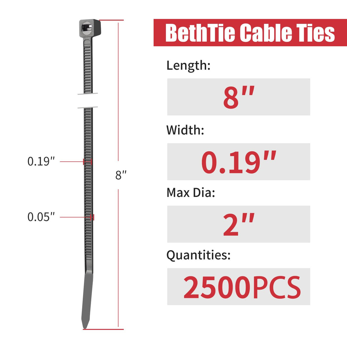 BethTie used behind TV for cable management offering tidy, safe cord organization