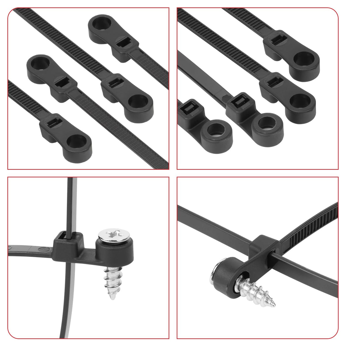 BethTie UV-resistant nylon 66 zip tie for outdoor durability
