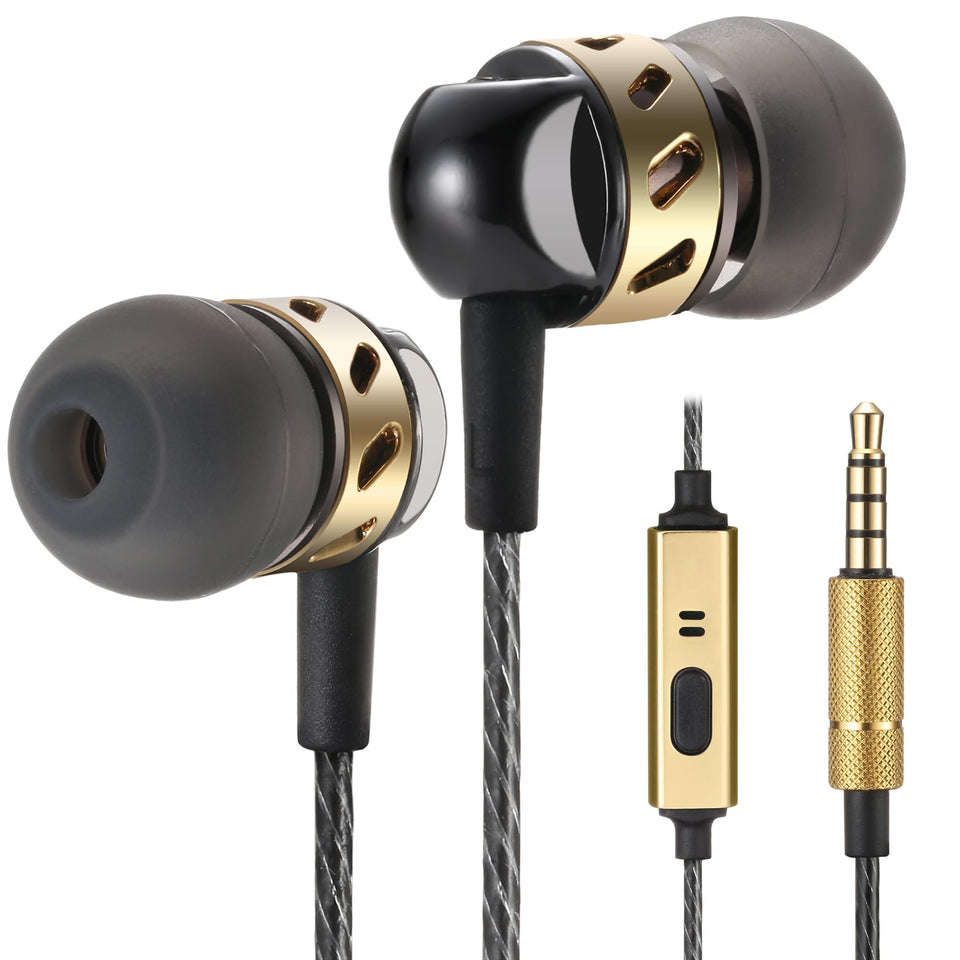 Betron AX5 front view showing earbuds and case for clear sound