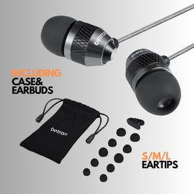 Betron B25 in-ear fit with soft tips for comfortable listening