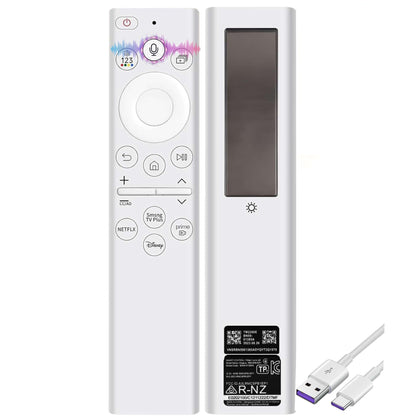 Betterqualityremote front view showing familiar Samsung layout and easy control
