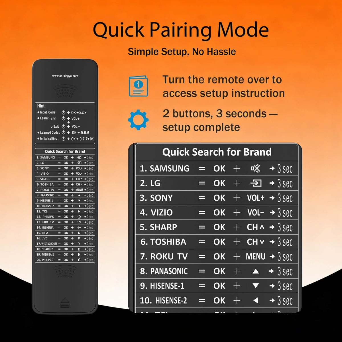 Betterqualityremote sleep-function button emphasizes night-time viewing convenience.