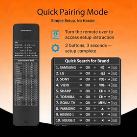 Betterqualityremote sleep-function button emphasizes night-time viewing convenience.