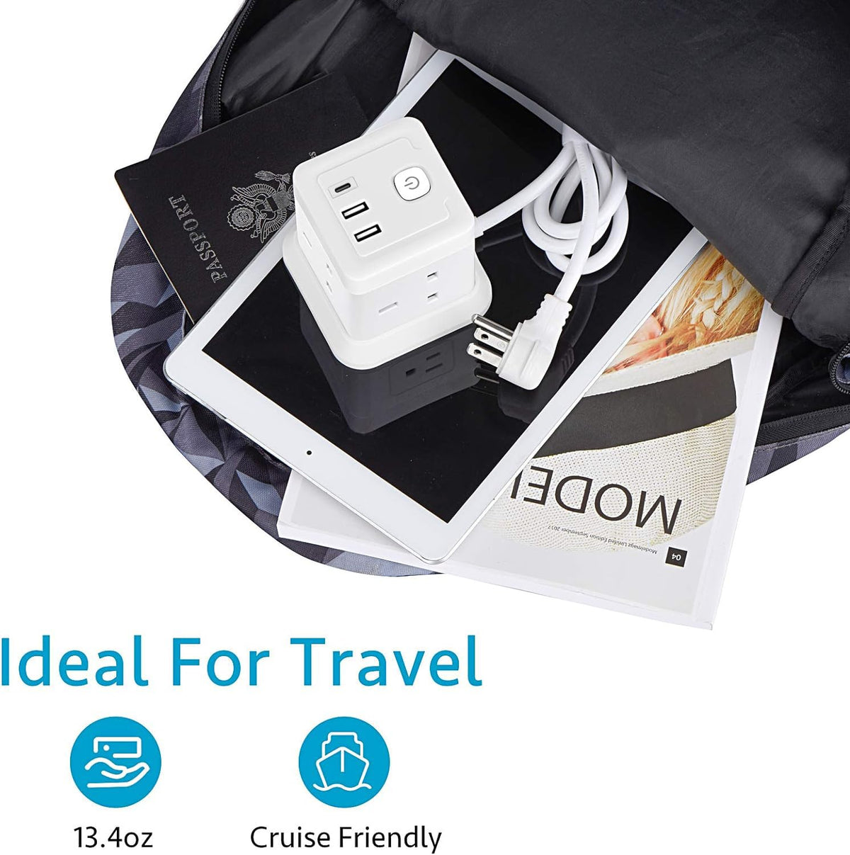 BEVA Power Strip USB smart charging adapts to each device