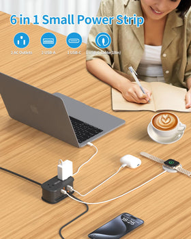 BEVA cruise-ready power strip without surge protection for cabin use