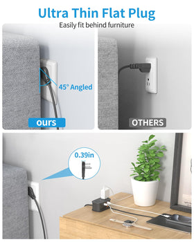 BEVA USB ports charge three devices at once during travel