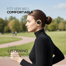 BEVCEFCC detailed shot of soft ear pad texture for all-day comfort