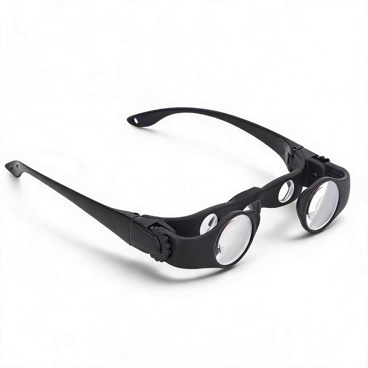 Bewinner front view of 8X binocular glasses showing compact wearable design and clear optics