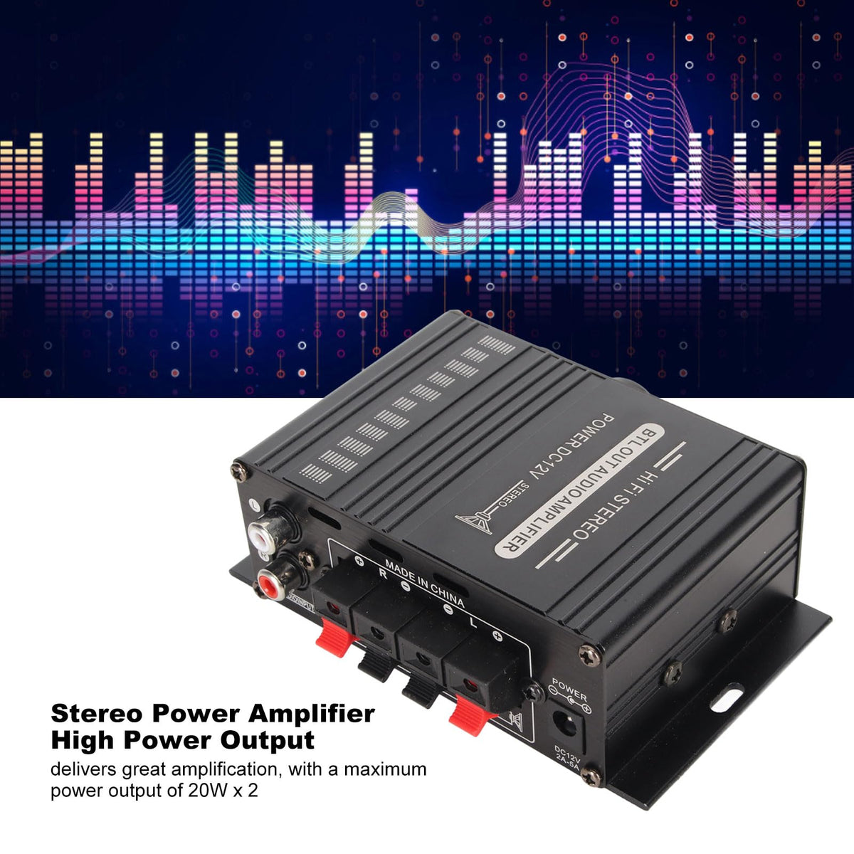 Bewinner AK-160BT back ports for versatile speaker and power connections