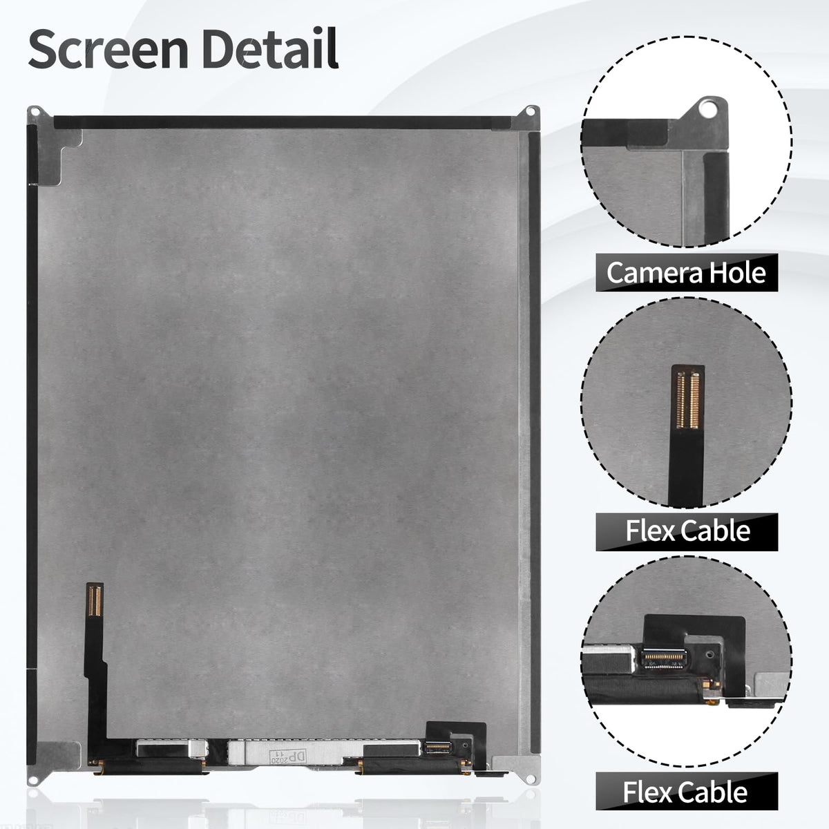 BEXUPULL macro of pixel grid and uniform backlight, highlights color consistency benefit