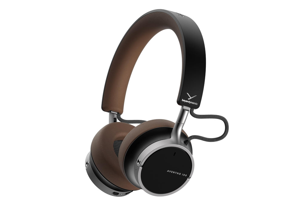 Beyerdynamic AVENTHO 100 brown folded design for portable comfort on the go