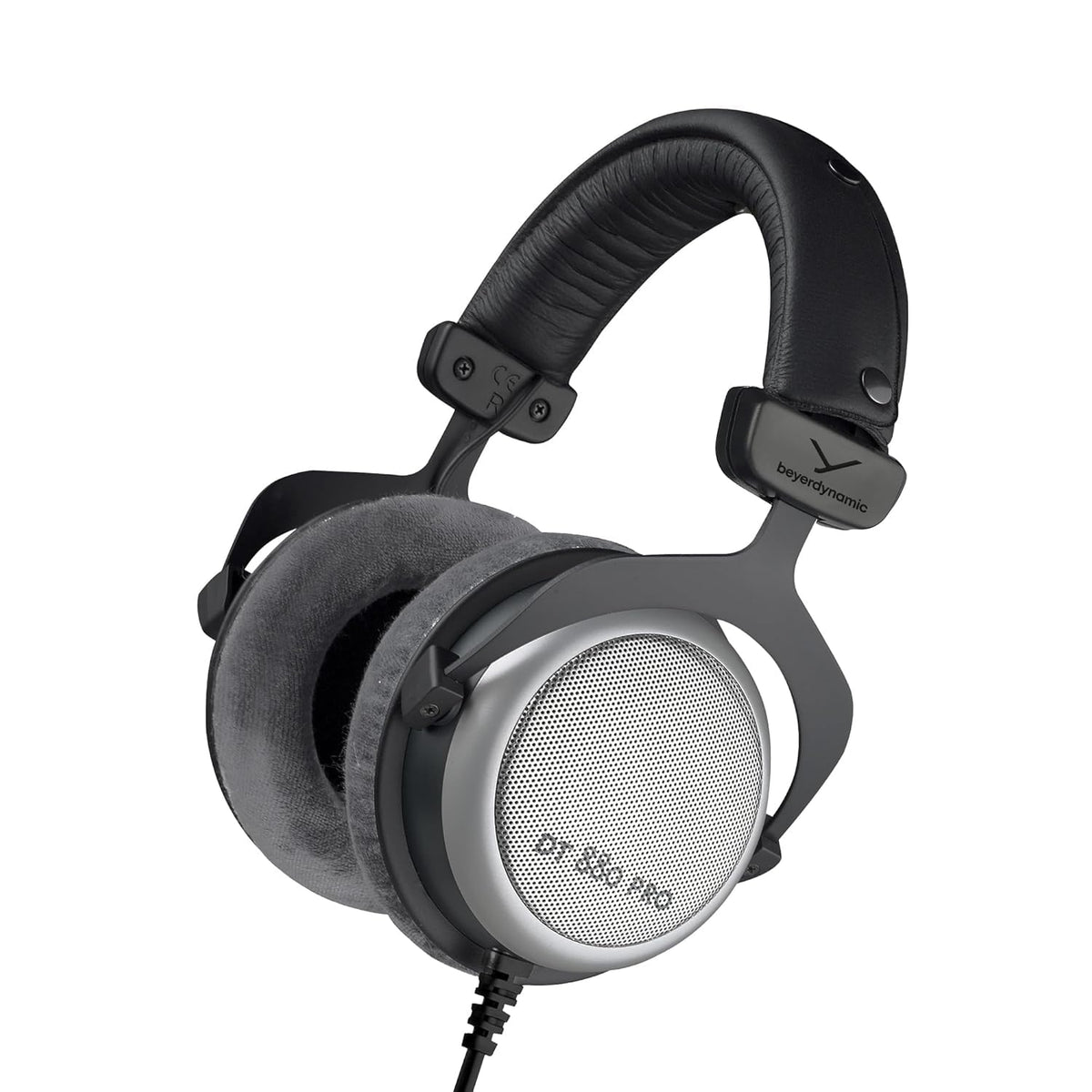 Beyerdynamic DT 880 Pro 250 Ohm headphones in silver for precise studio monitoring.