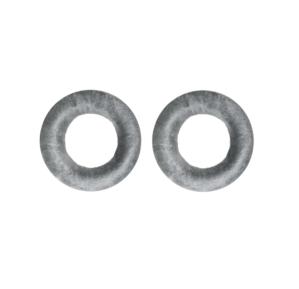 The beyerdynamic EDT 770 V ear pad in silver-grey for DT 770 PRO, comfortable velour padding.