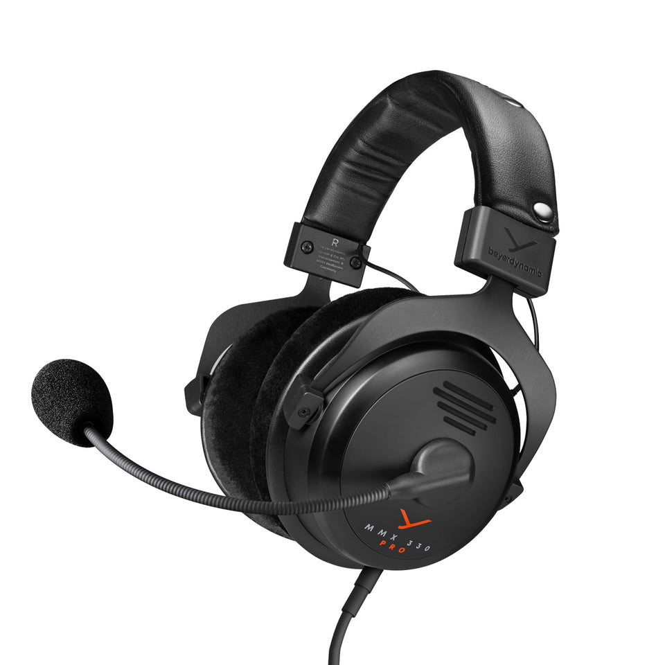 Beyerdynamic MMX 330 Pro open-back design for natural soundstage and online play.