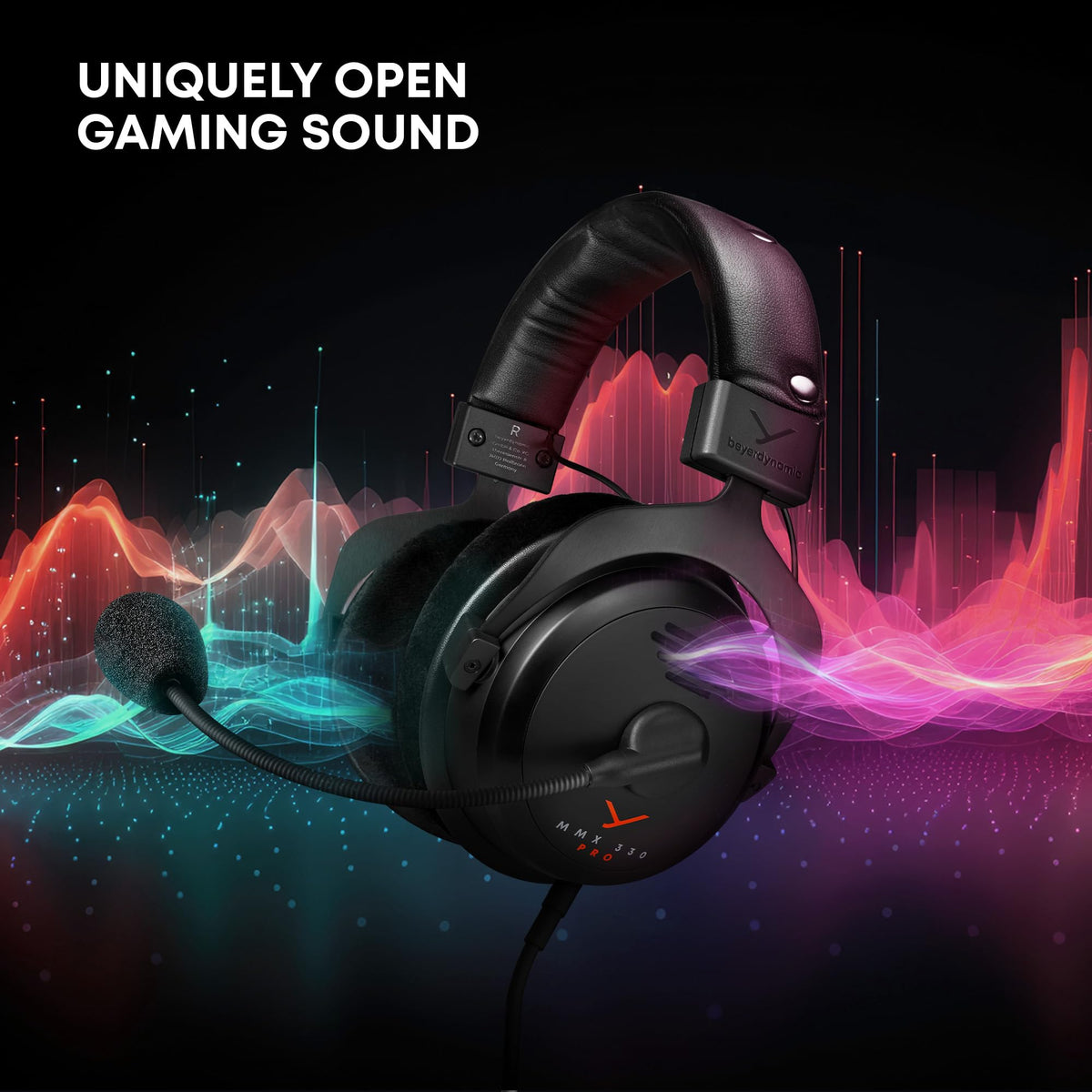 Beyerdynamic MMX 330 Pro Stellar.45 drivers deliver precise imaging for competitive gaming.
