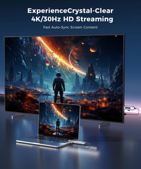 Beyn 4K wireless HDMI unit rear with HDMI input and output ports for flexible connections.