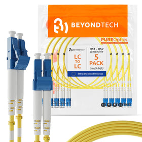 BEYONDTECH LC front connectors showing precise fit and reliable mating