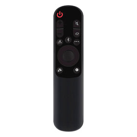 Beyution remote front view showing full button set and clear labeling for quick control
