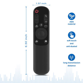 Beyution remote side profile highlighting slim ergonomic shape for better handling