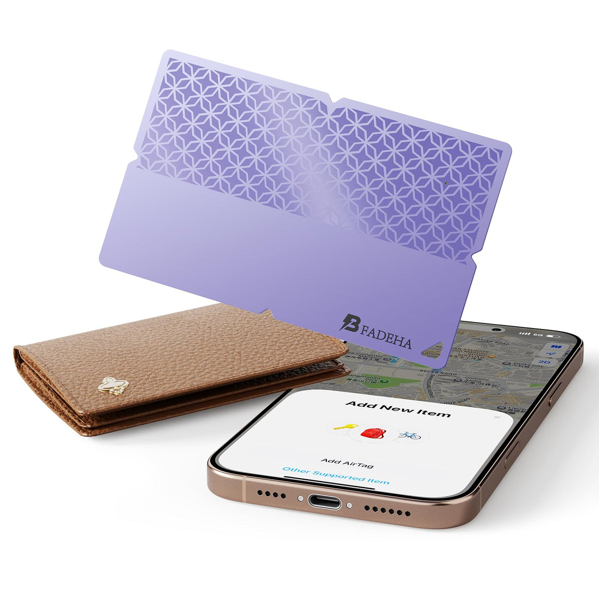 BFADEHA Apple Find My wallet tracker locating your wallet with iPhone quick precision