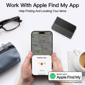 BFADEHA slim tracker inside a wallet pocket, demonstrating discreet protection for valuables.