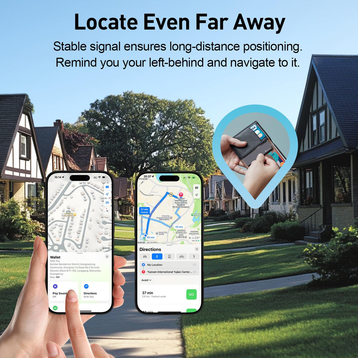 BFADEHA tracker beside passport for secure travel peace of mind