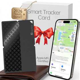 BFADEHA wallet tracker ultra-thin card fits in any wallet and stays discreet.