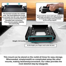 BFDQWR Tool-free installation suitable for cars, boats, RVs and trucks.