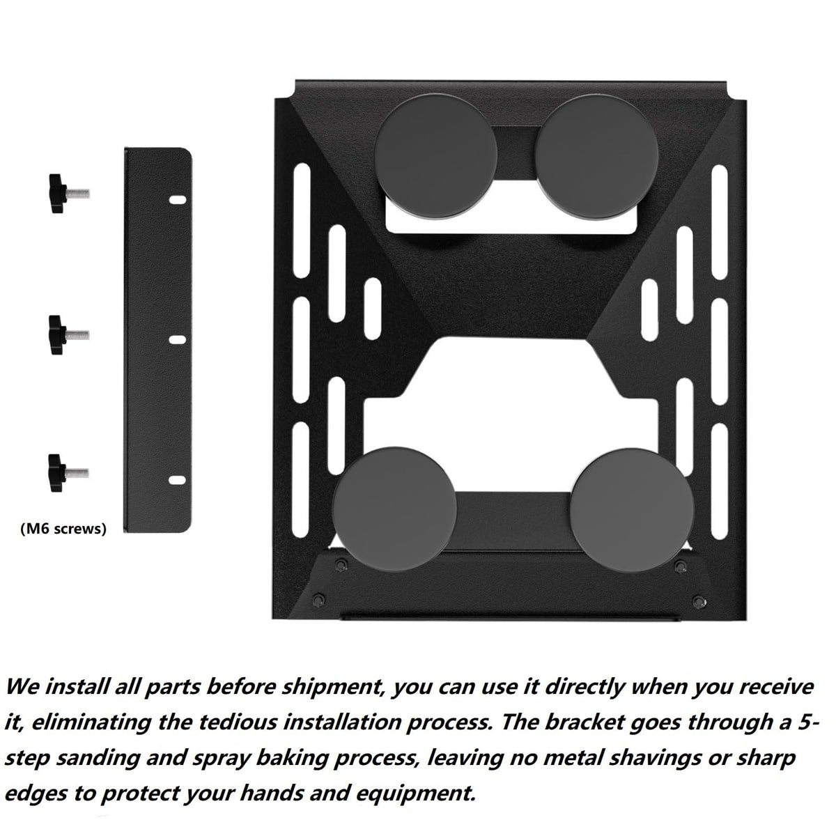 BFDQWR pre-assembled kit saves setup time and prevents scratches during installation.