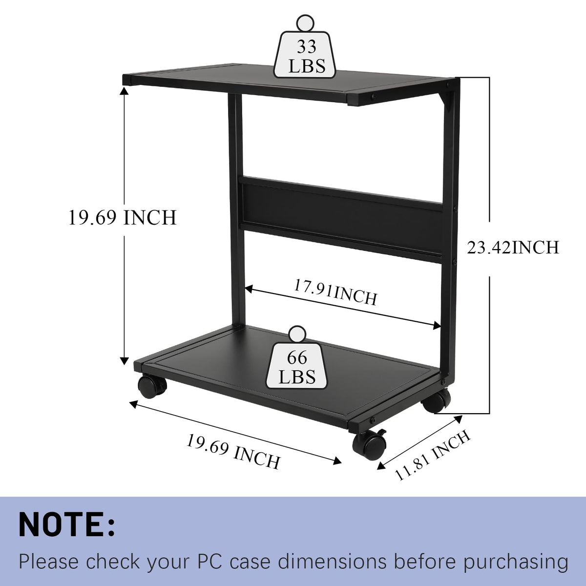 Bfttlity metal CPU holder keeps your computer secure on a sturdy base