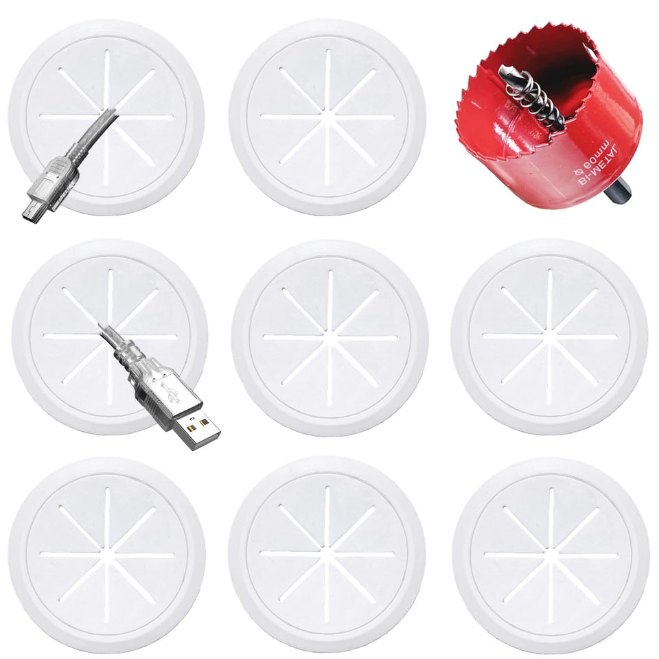 BGHEOUYV TV cord hider 8-pack for a clean wall-mounted setup