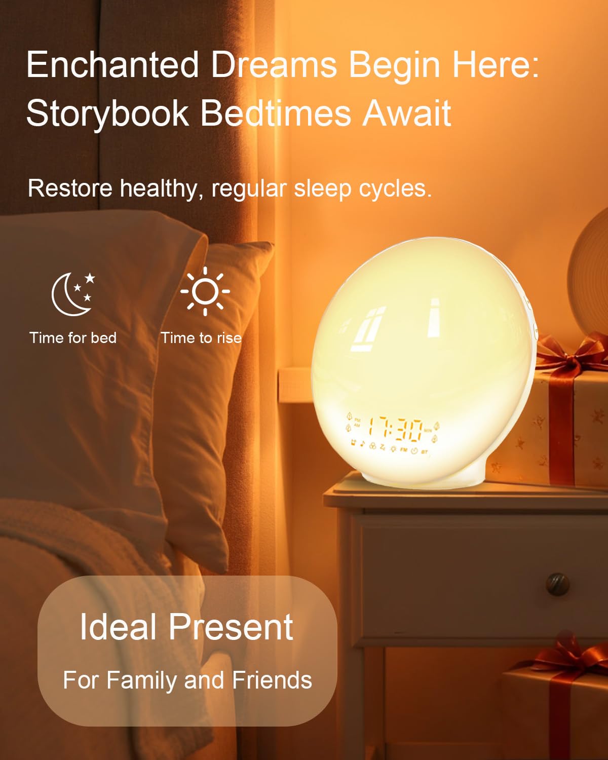 BIB_WJ built-in wireless speaker for music and sleep aids.