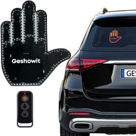 Bicboz finger light hand unit signals clearly to oncoming drivers