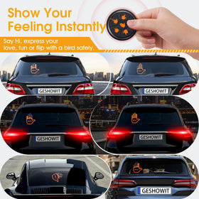 Bicboz hand light with remote for expressive signaling on the go.