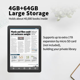 Bigme B6 front light adjustment enables comfortable reading day and night