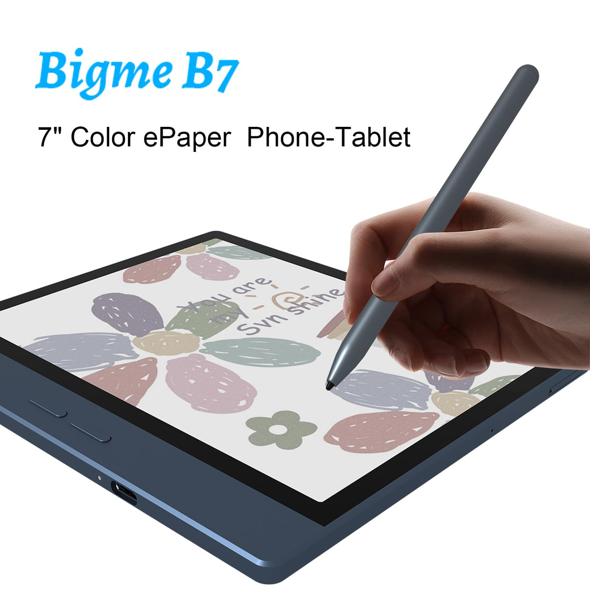 Bigme B7 shows 4G calling for on the move communication