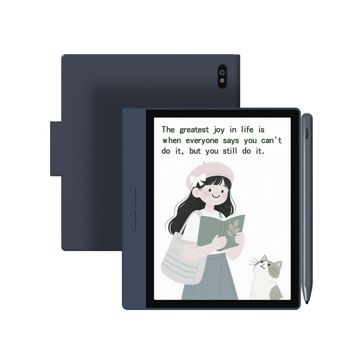 Bigme B7 Color ePaper Tablet front view highlights portable reading on the go