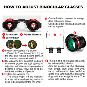 BIJIA worn by spectator in theater showing hands-free magnified viewing benefit